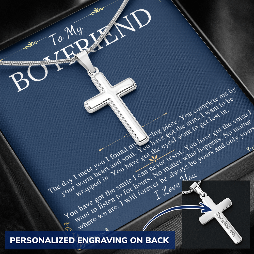 to my boyfriend cross amazon