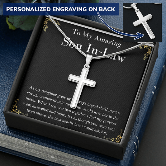 Personalized Son-In-Law-Gift, Wedding Gift for Son-In-Law from Mother In Law, Future Son Gift, Gift from Father In Law , Valentines gift