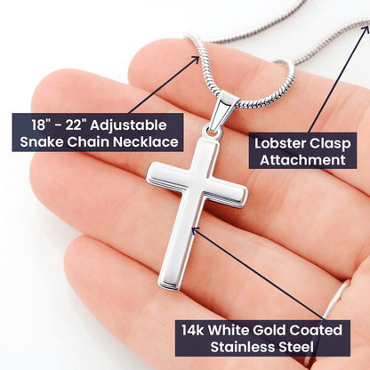 Boyfriend Gift, Cross Necklace Gifts for Boyfriend, Boyfriend Christmas Gift, Boyfriend Anniversary Gift, Boyfriend Birthday Gift #0913