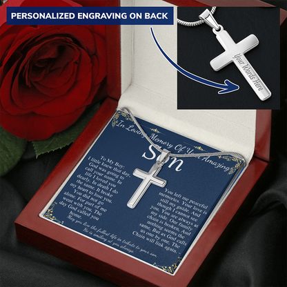 Loss of Son Gift For Men In memory of Son Grief Gift Son Remembrance Necklace Son memorial Gift Grieving Father Sorry for Your Loss #0915