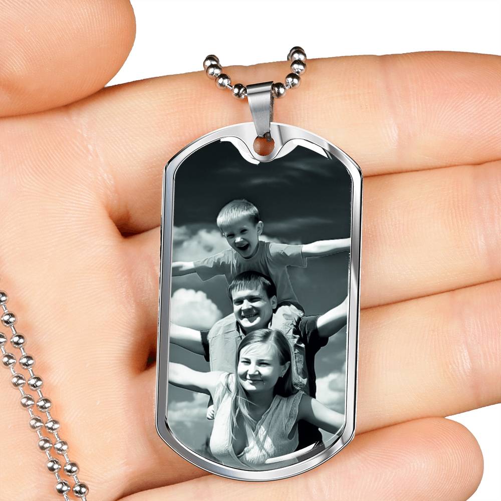 fathers day dog tag