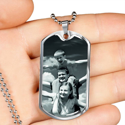 fathers day dog tag