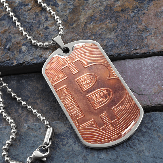 Bitcoin Necklace, Crypto Necklace, Crypto Lover, Crypto Gift, Boyfriend Gift, Bitcoin Gift for Husband, Crypto King Gift,Bitcoin Lover #0933