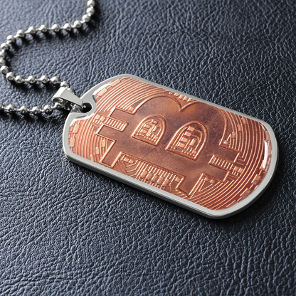 Bitcoin Necklace, Crypto Necklace, Crypto Lover, Crypto Gift, Boyfriend Gift, Bitcoin Gift for Husband, Crypto King Gift,Bitcoin Lover #0933