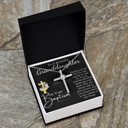 to a beutyfule granddaugther on your baptism