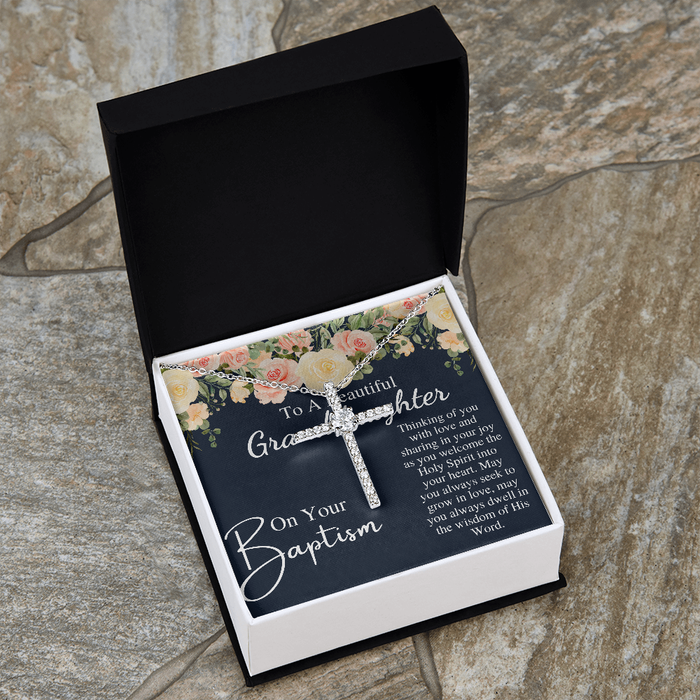to abautifule granddaugther on your baptism