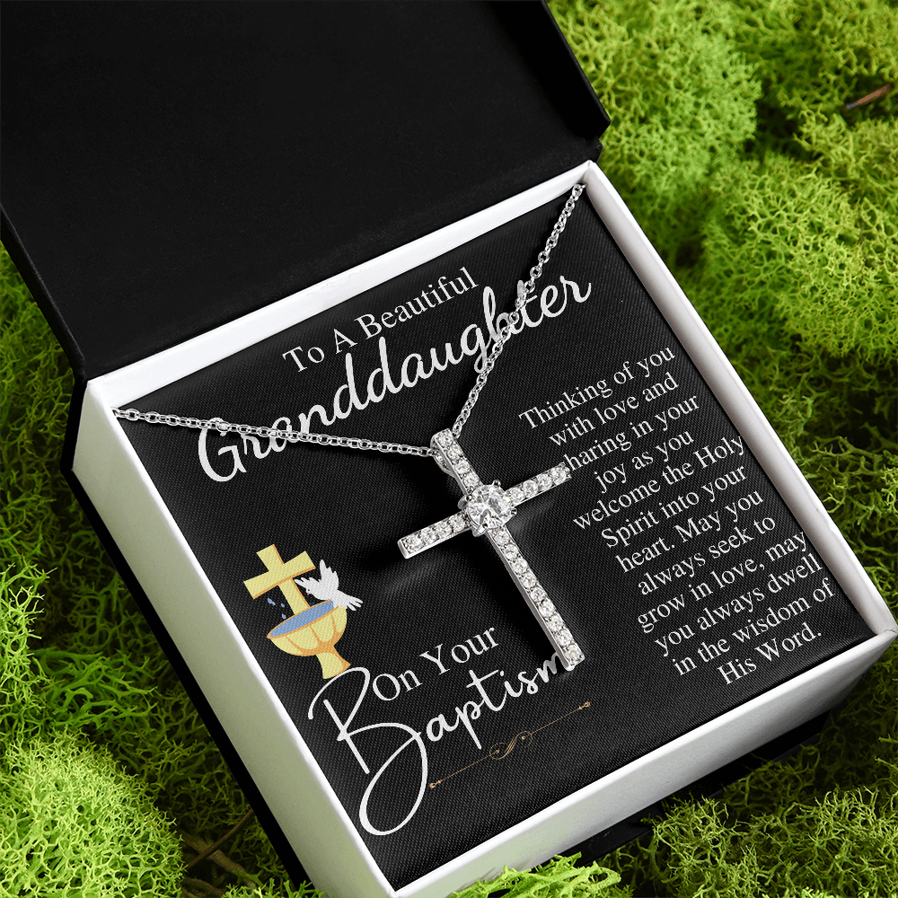 to a beutyfule granddaugther on your baptism