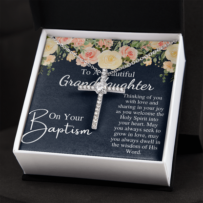 to abautifule granddaugther on your baptism
