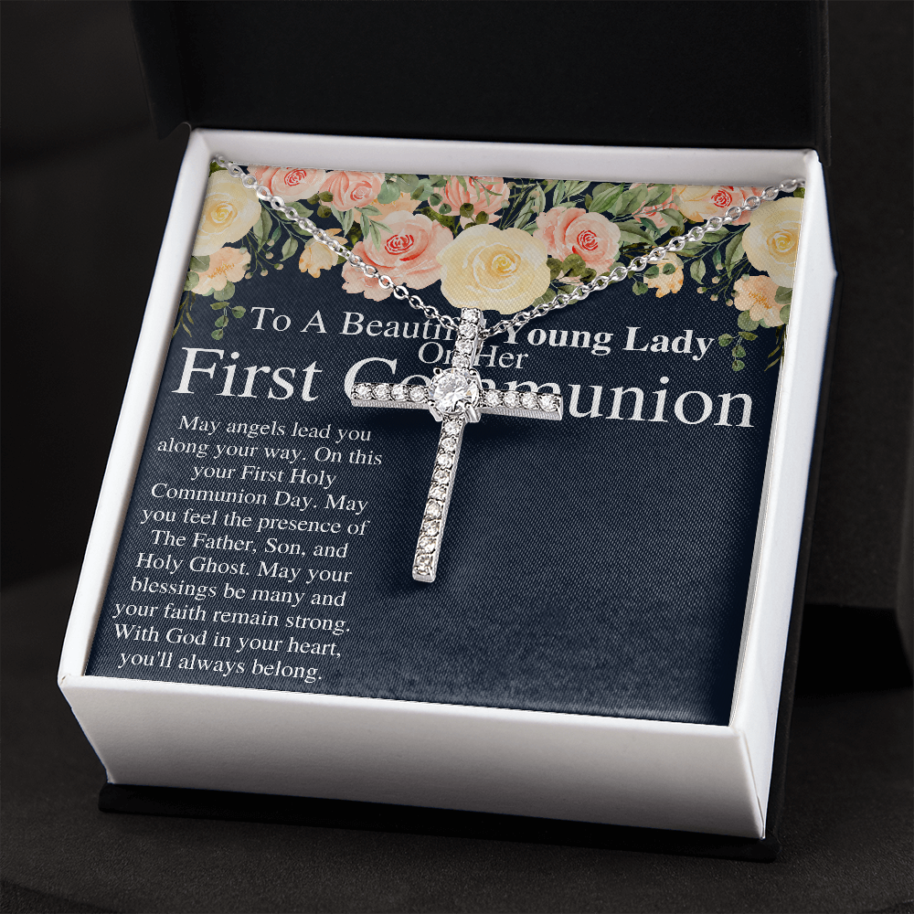 to a beutifule young lady first communion