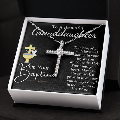 to a beutyfule granddaugther on your baptism