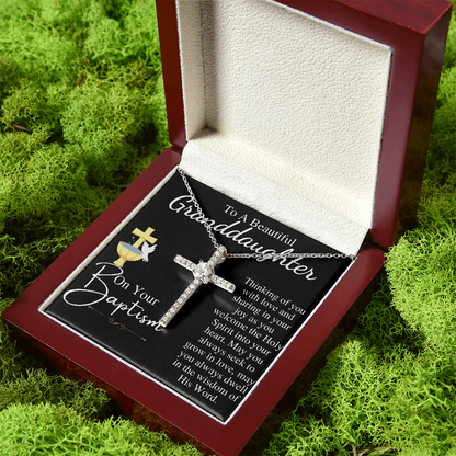 to a beutyfule granddaugther on your baptism