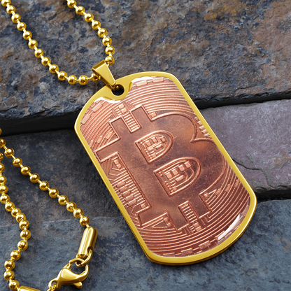 Bitcoin Necklace, Crypto Necklace, Crypto Lover, Crypto Gift, Boyfriend Gift, Bitcoin Gift for Husband, Crypto King Gift,Bitcoin Lover #0933