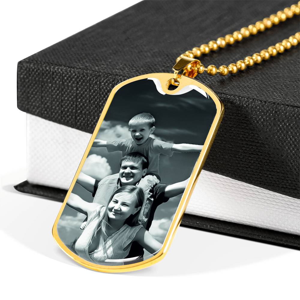 fathers day dog tag