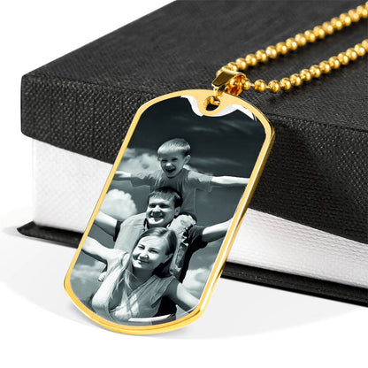 fathers day dog tag
