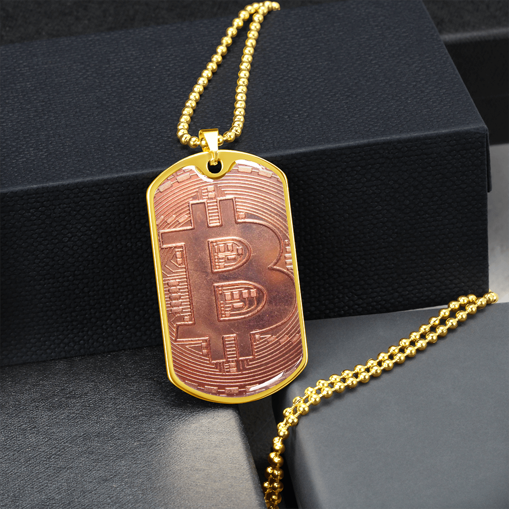 Bitcoin Necklace, Crypto Necklace, Crypto Lover, Crypto Gift, Boyfriend Gift, Bitcoin Gift for Husband, Crypto King Gift,Bitcoin Lover #0933