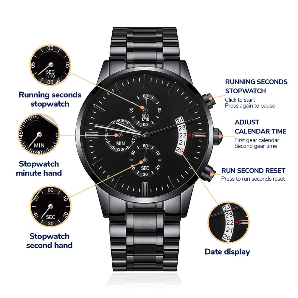 To My Son Watch, Son Christmas Gift for my son, Graduation Gift for my Son from Mom Mother Dad Father, Birthday Watch for Son from Mom #986 obaid