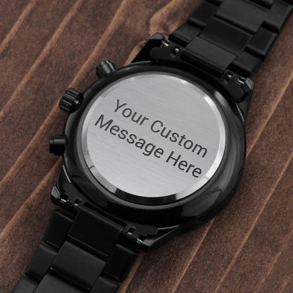 Son Christmas Gift For Son, Personalized Watch for Son, Custom Watch For Son, Son Birthday Gift, Son Keepsake Gift, From Mom & Dad #0982