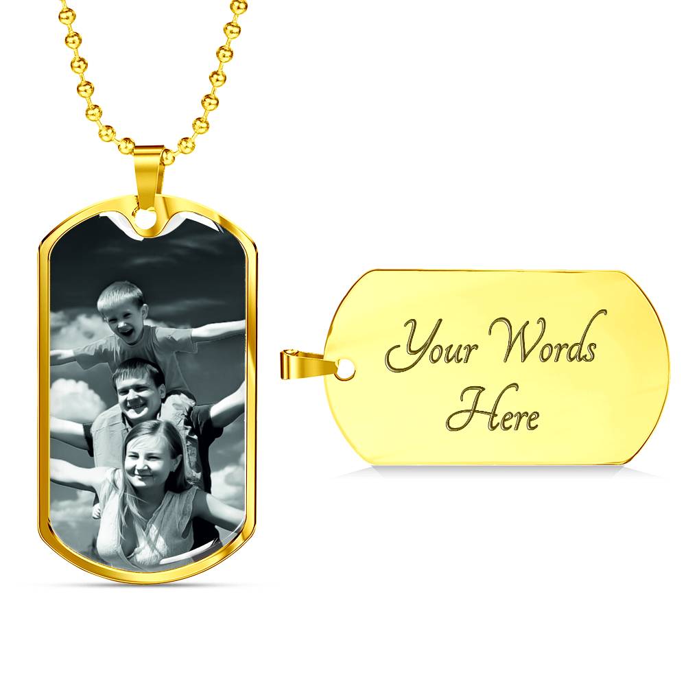 fathers day dog tag