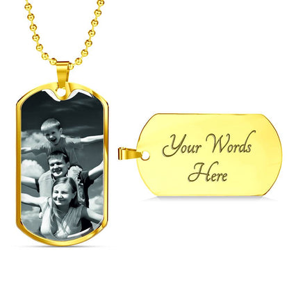 fathers day dog tag