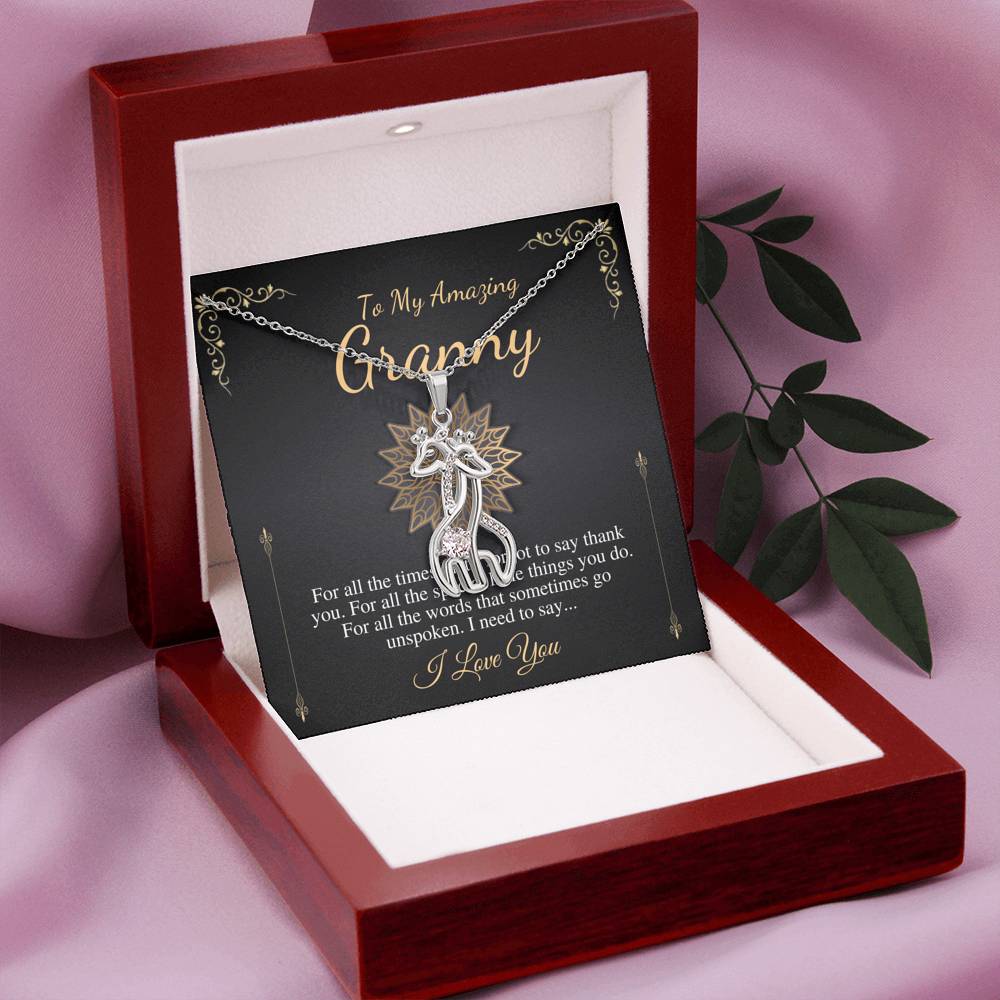 Granny Gift Necklace: Grandmother Gift, Gift For Grandma, Grandma To Be, New Grandma, Granny Birthday Gift, Grandmother Thank You Gift #0501