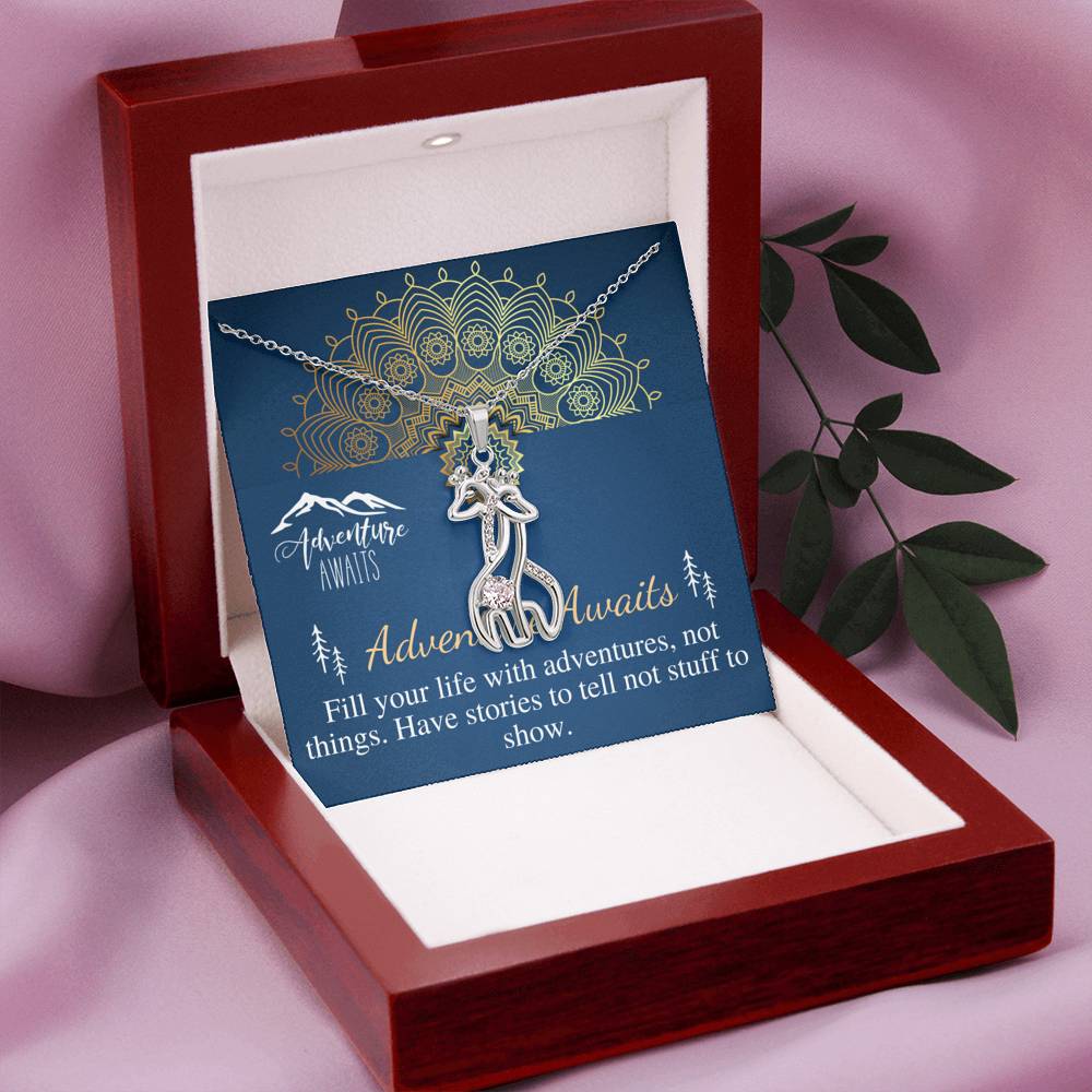 Adventure Awaits, Adventure necklace, Adventure time, Graduation Gift, Going Away Present, Travel jewelry,Class of 2022,Christmas Gift #0776
