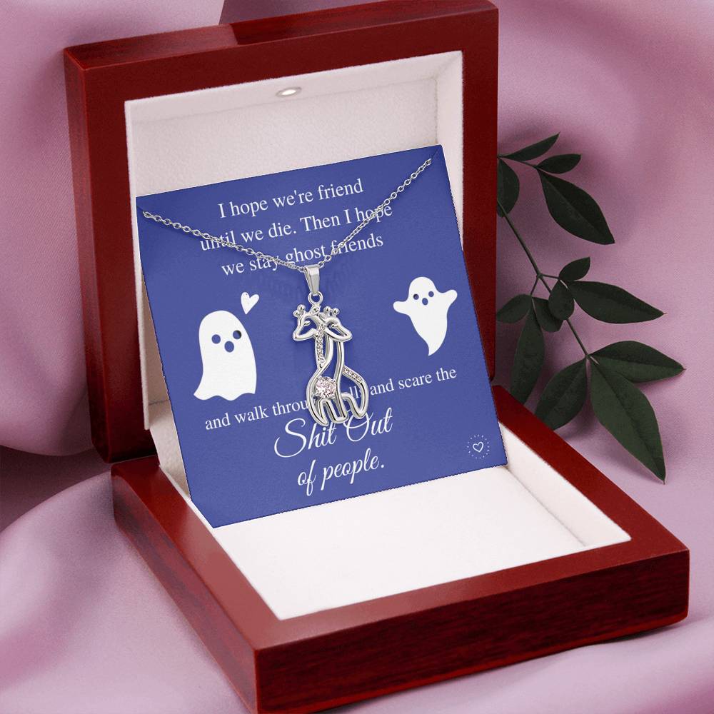 Going Away Gift for Friend Moving Away Gift Farewell Gift Best Friend Goodby Gift, Farewell Necklace For Coworker, Funny Leaving Gift #0591