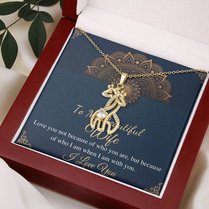 Christmas Gift for Wife, Wife Christmas Gift, Christmas Gift From Husband,Wife Christmas Gift From Husband,Wife Birthday Gift Necklace #0841