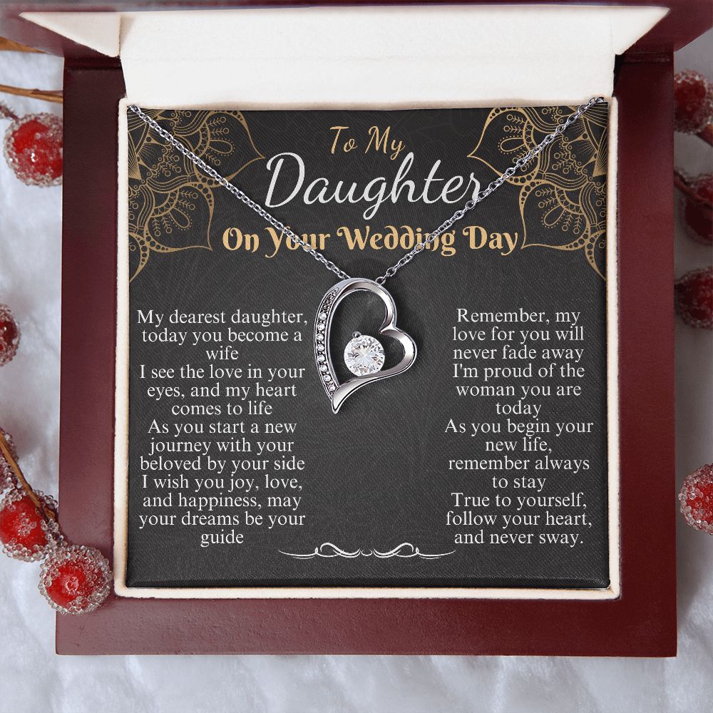 to my daughter on your wedding day