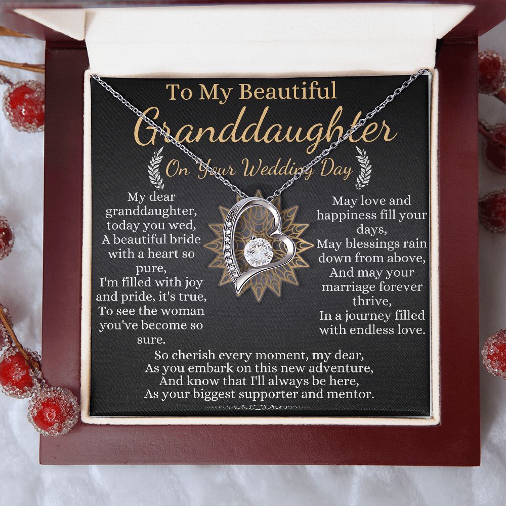 to my beautiful granddaughter on your wedding day 2023