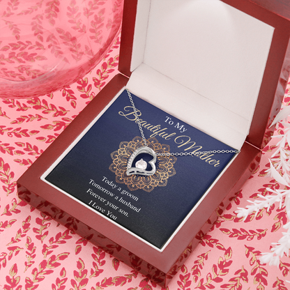 Gift to Mom From Son wedding day, Birthday gift for mother, Wedding day gift from son, Valentines day Gift from son,Necklace to Mom