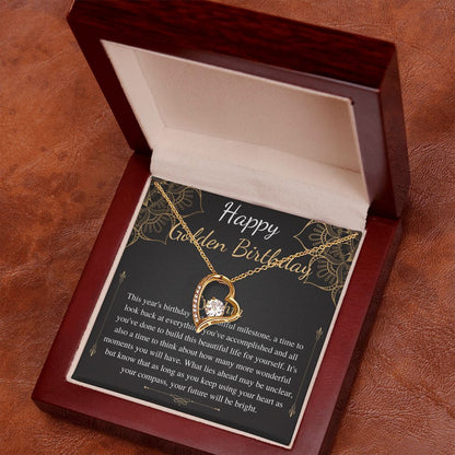 Golden Birthday Gift Necklace, Happy Golden Birthday, Personalized Birthday Gift,Meaningful Birthday Gift for Her,Custom Birthday Gift Cynthia