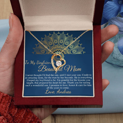 Gift For Boyfriend's Mom, Boyfriend's Mom Gift, To My Boyfriends Mom Gift, Mother's Day Gift for Boyfriends Mom, Boyfriend's Mom Heart #0422 Andrea