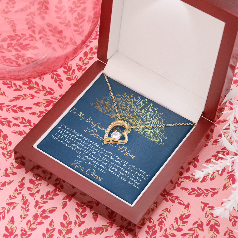 Gift For Boyfriend's Mom, Boyfriend's Mom Gift, To My Boyfriends Mom Gift, Mother's Day Gift for Boyfriends Mom, Boyfriend's Mom Heart #0422 Cherri