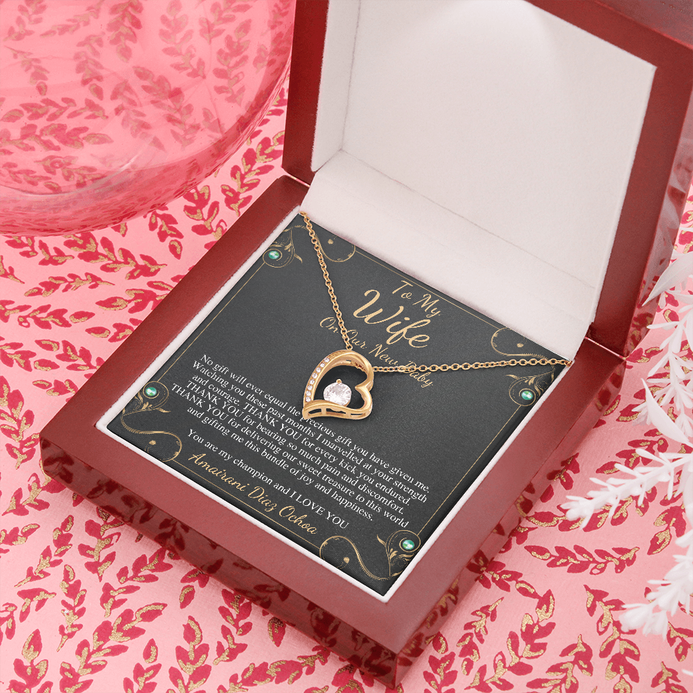 Push Gift for Wife for New Baby, New Mom Gift from Husband, Push Gift for Wife, New Baby Gift From Husband, New Mom Heart Amairani Diaz Ochoa