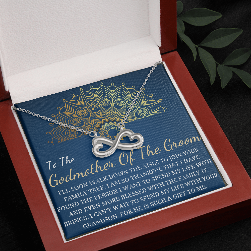Gift for Godmother from bride , Thank you Gifts, Wedding Thank you card for Godmother, Keepsake gift Godmother Gift for her