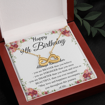 9th Birthday Gift Necklace • Happy 9th Birthday • Meaningful Birthday Gift for Her • Custom Birthday Gift , gift for daughter