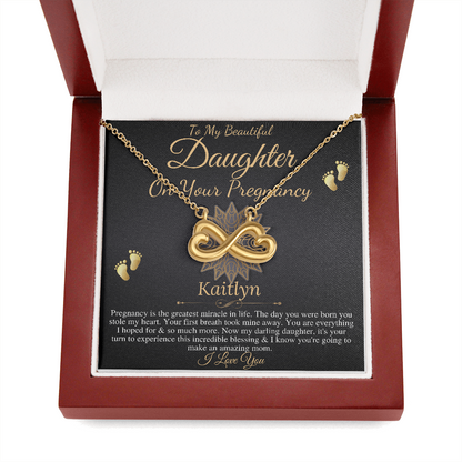 Daughter Pregnancy Gift for Daughter Baby Shower Gift for Mom to be Gift for Expecting Mom Gift Pregnant Daughter Gift from Mom #0214 big font