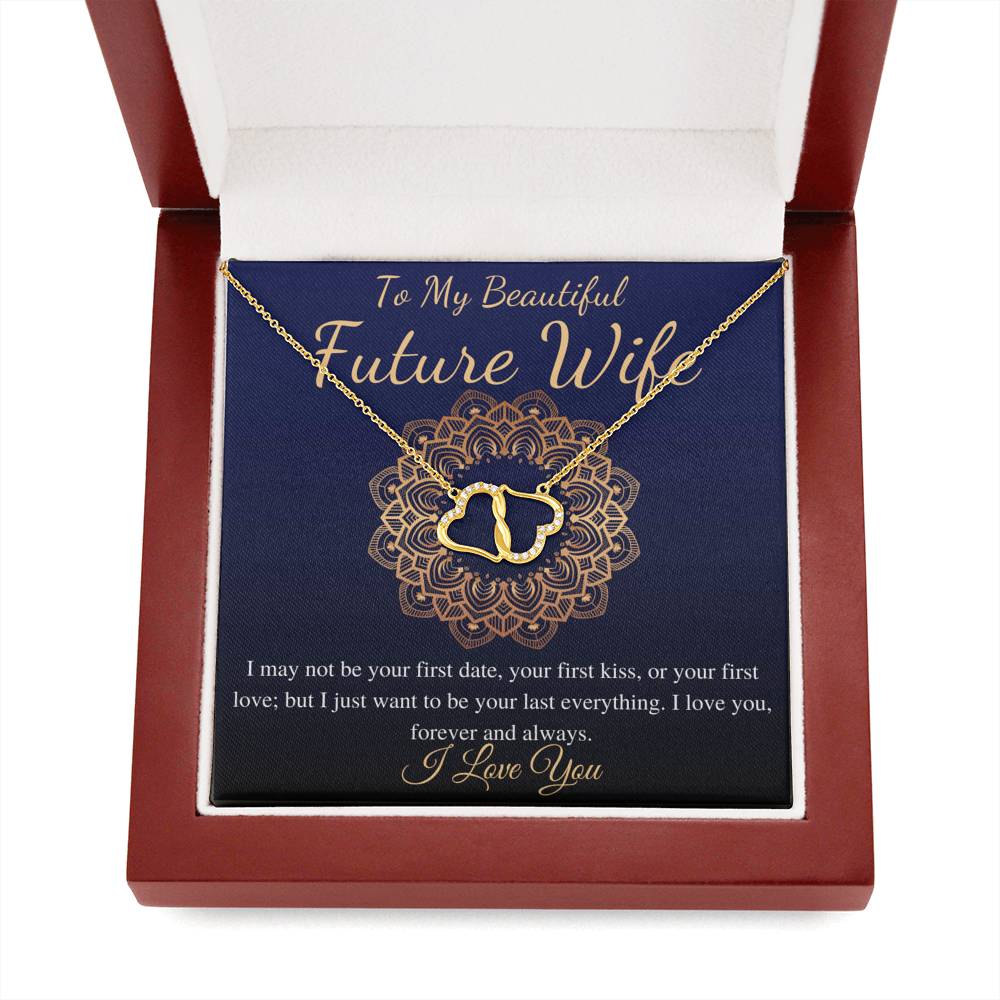 To My Future Wife Necklace,Engagement Gift for Future Wife,Sentimental Gift for Bride from Groom,Birthday Gift for Fiancee,Fiance Gift #0795