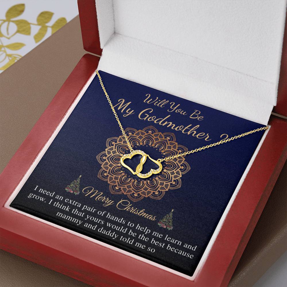 Godmother Christmas Gift From Goddaughter, Gift for Godmother Necklace for Godmother Gift for Christmas,From Godson,Godmother Proposal #0823