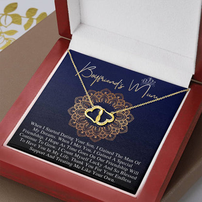 Gifts for Boyfriends Mum, Boyfriends Mum Birthday Gift, Christmas Gift For Boyfriends Mom, Mothers Day Gift, 10K Solid Gold Necklace #0861