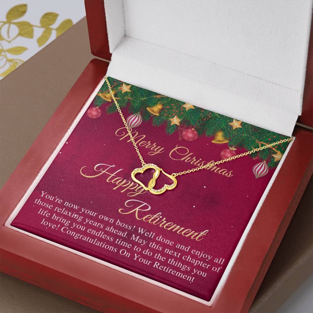 Retirement Gifts For Women On Christmas Day, Retirement Necklace For Colleagues, Leave Job, Jewelry From Coworkers, Retirement Party #0825