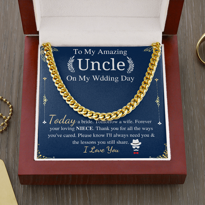 to my amazing uncal