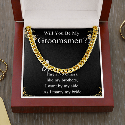 will you be my groomsmen ?