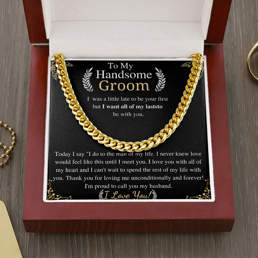 TO MY GROOM