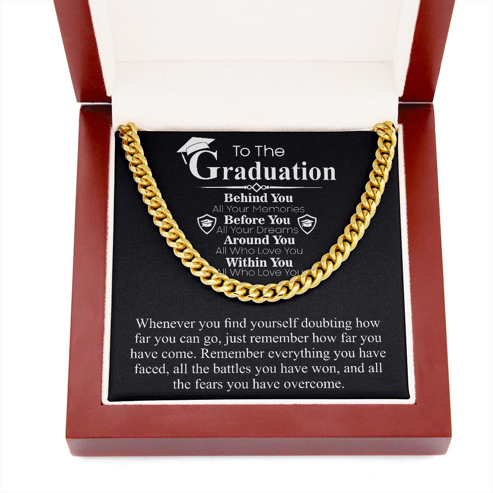 to the graduation