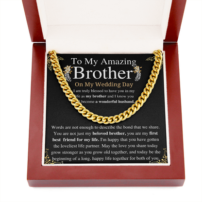 to my amazing brother