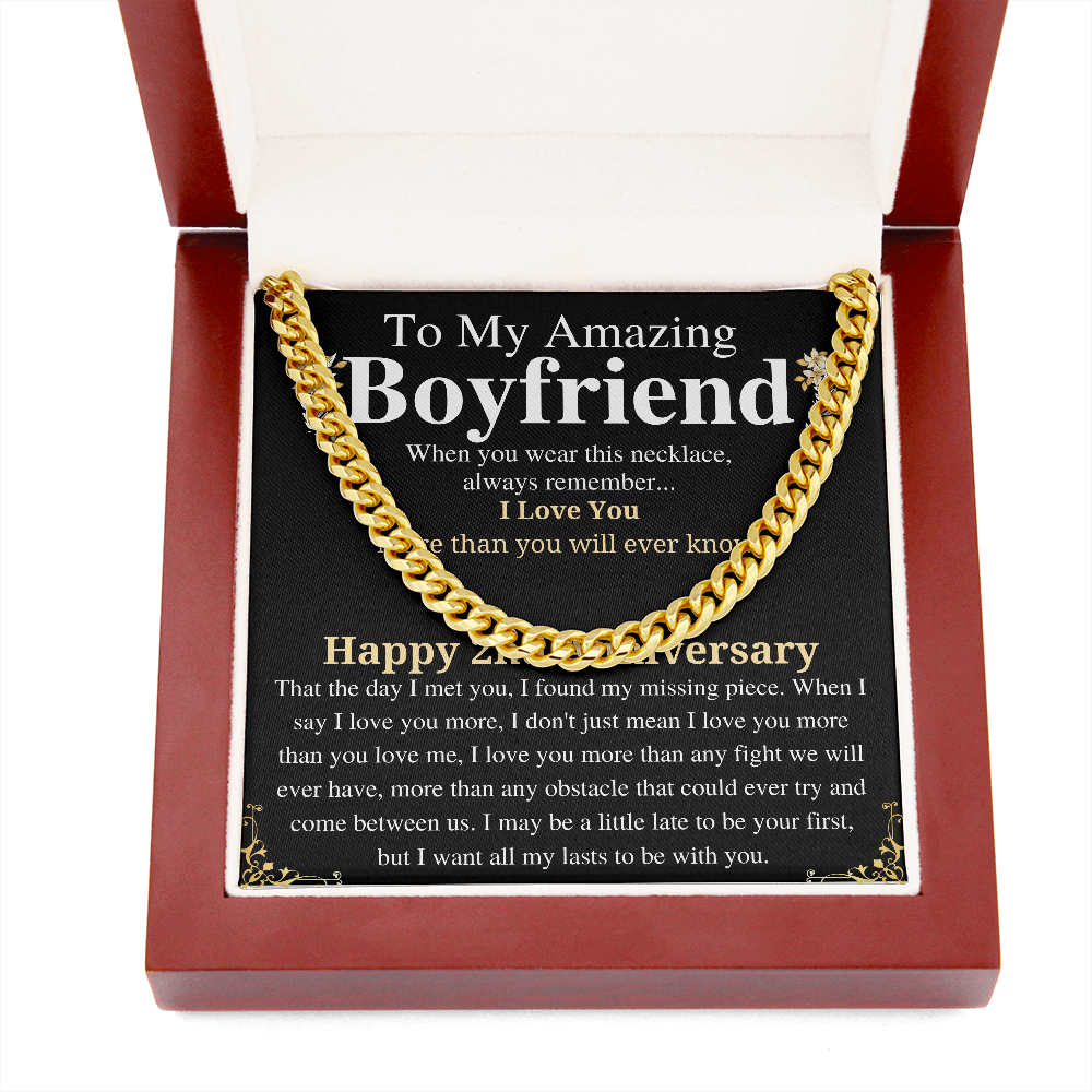 to my amazing boyfriend