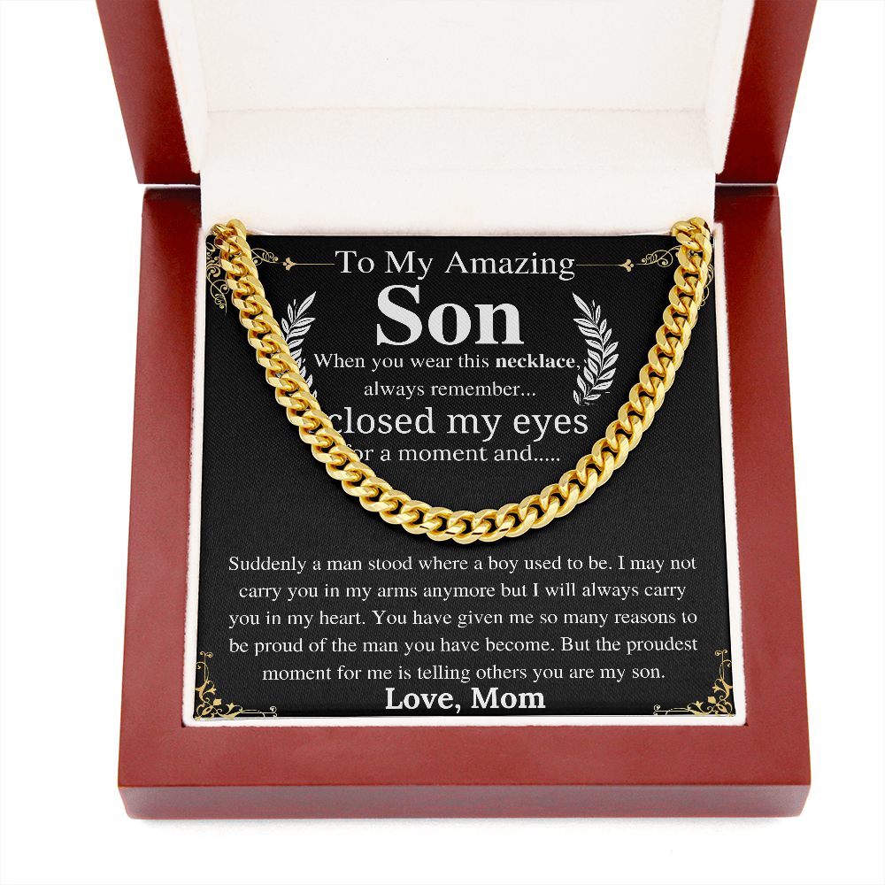 to my amzing son