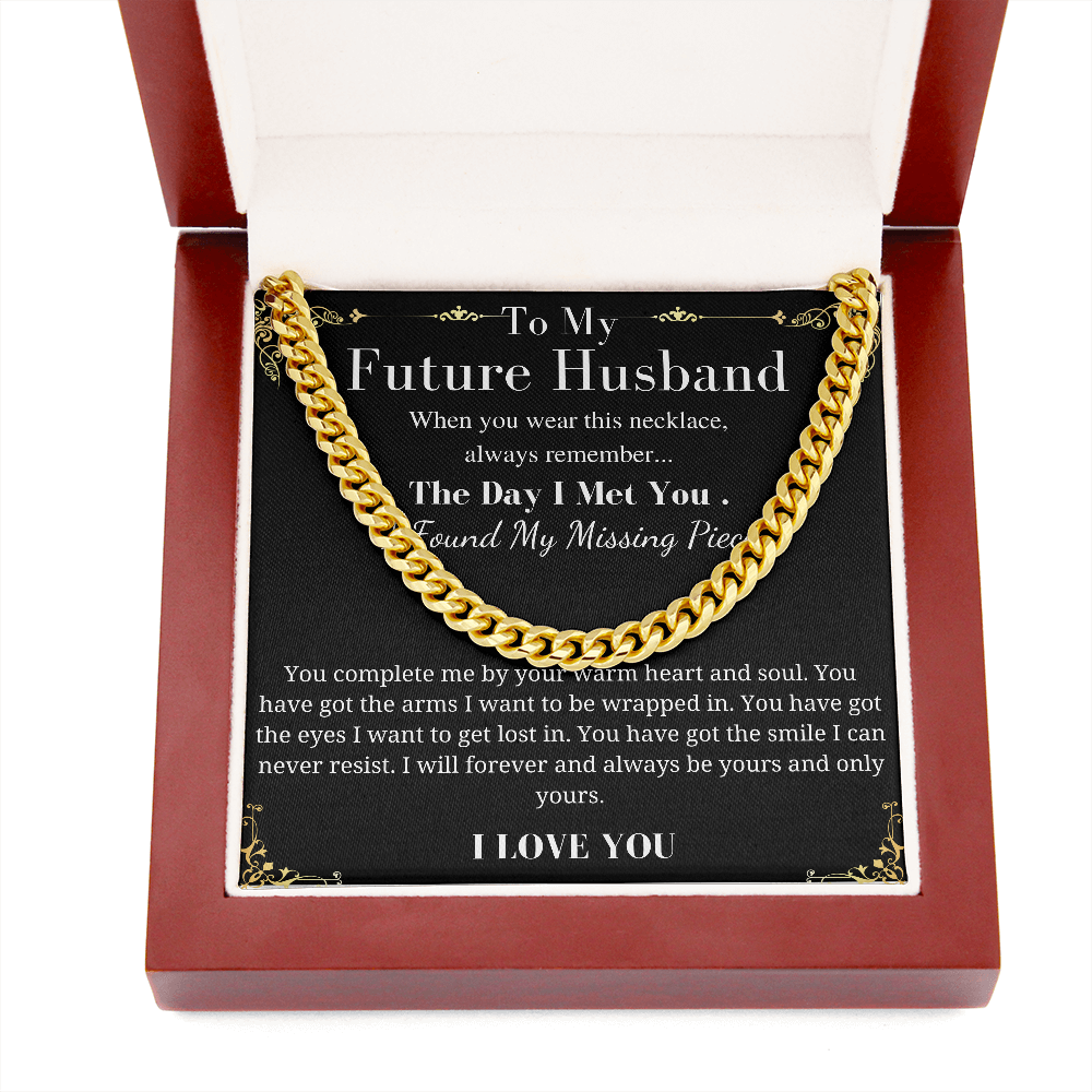 Gift For Future Husband, Sentimental Necklace For Him, Anniversary Gift, Birthday Gift, Promise Necklace For Husband, Gift for My Future Man
