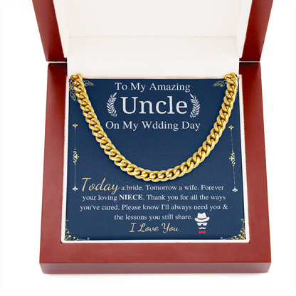 to my amazing uncal